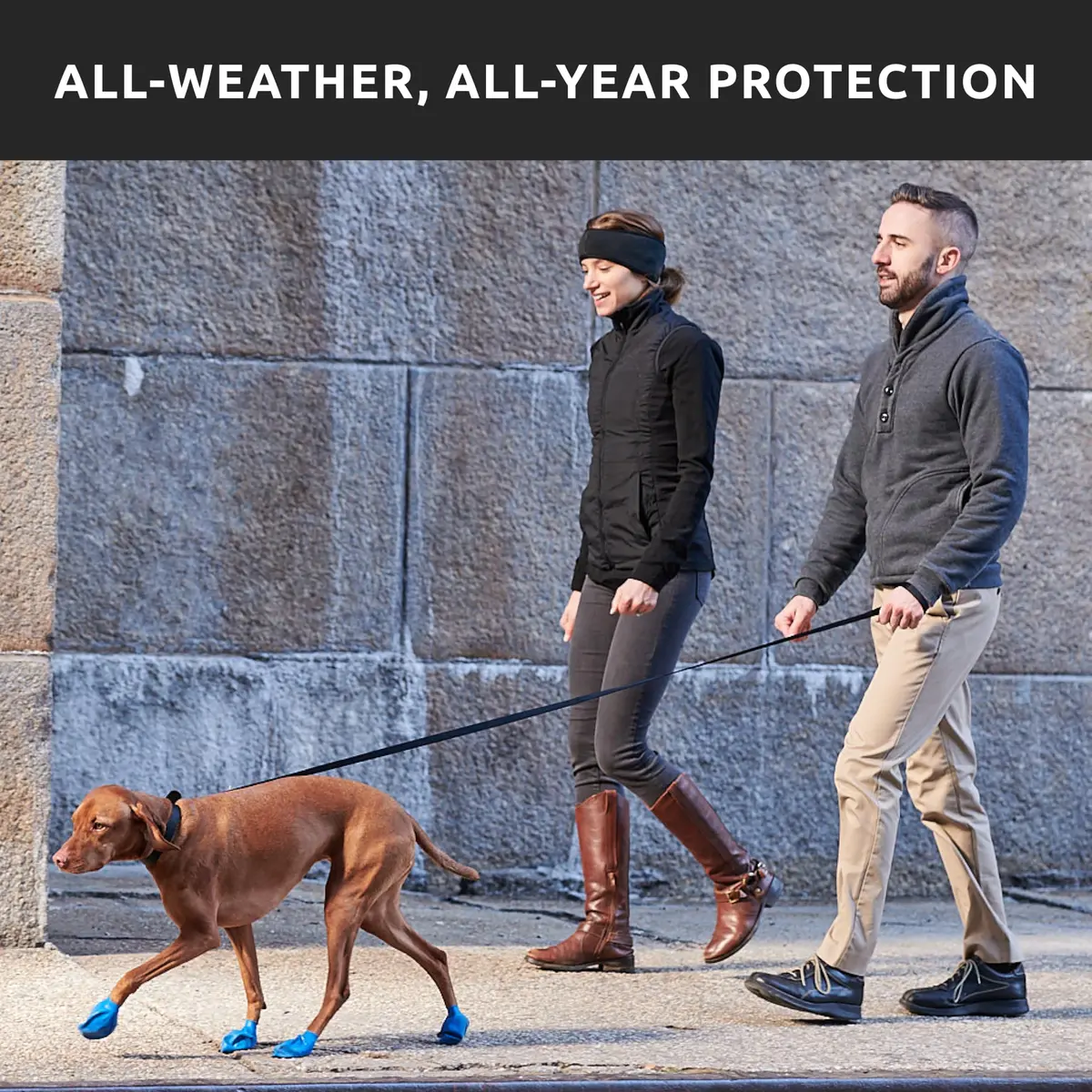 Protex PawZ Rubber Dog Boots for Medium Paws | All-Weather Waterproof, Anti-Slip (70-120 chars) - view 6