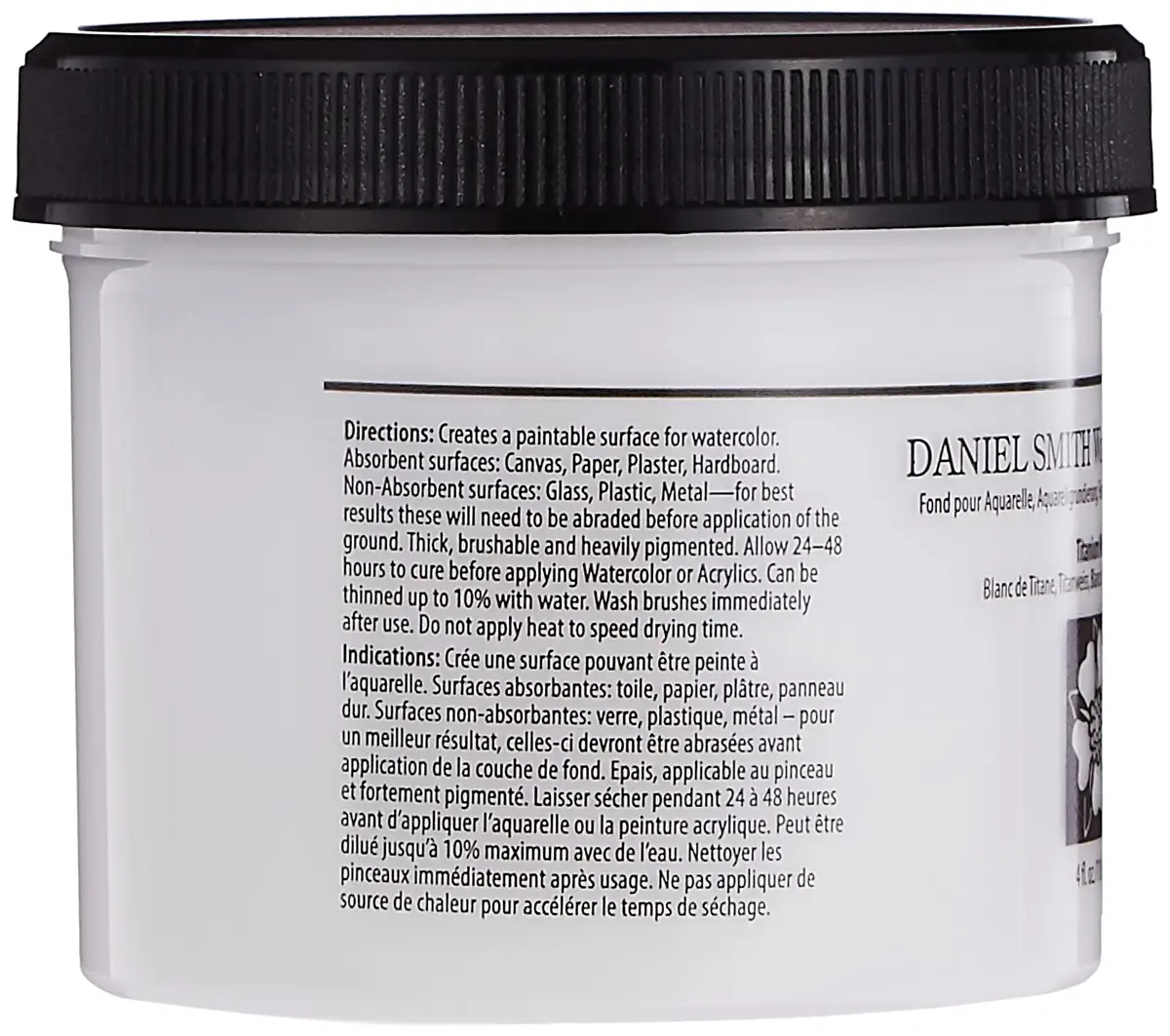Daniel Smith Watercolor Ground 4oz Jar | Titanium White for Watercolor Artists in India - view 2
