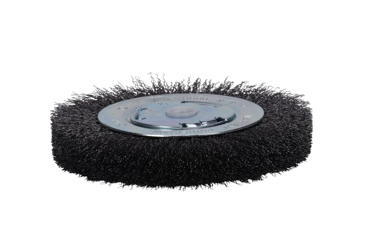 Century Drill & Tool 76864 Wide Face 6" Crimped Wire Wheel for Bench Grinder - view 2