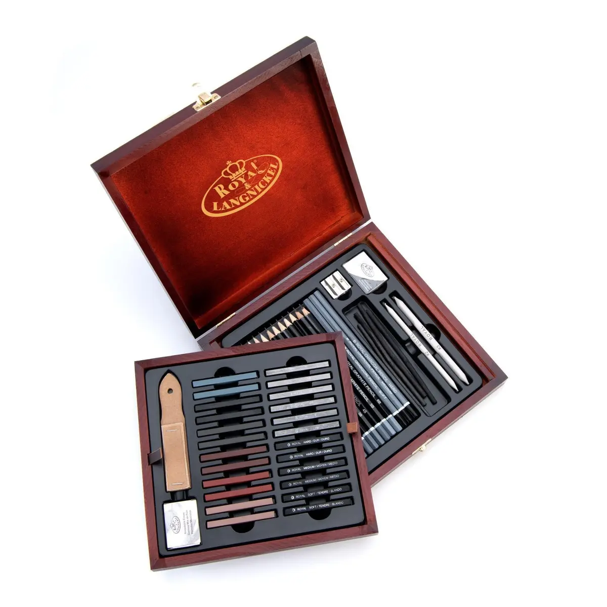 Royal & Langnickel RSET-SKET1600 Premier Sketch Pencil Art Set, 51-Piece | Premium Drawing Materials for Artists - view 5
