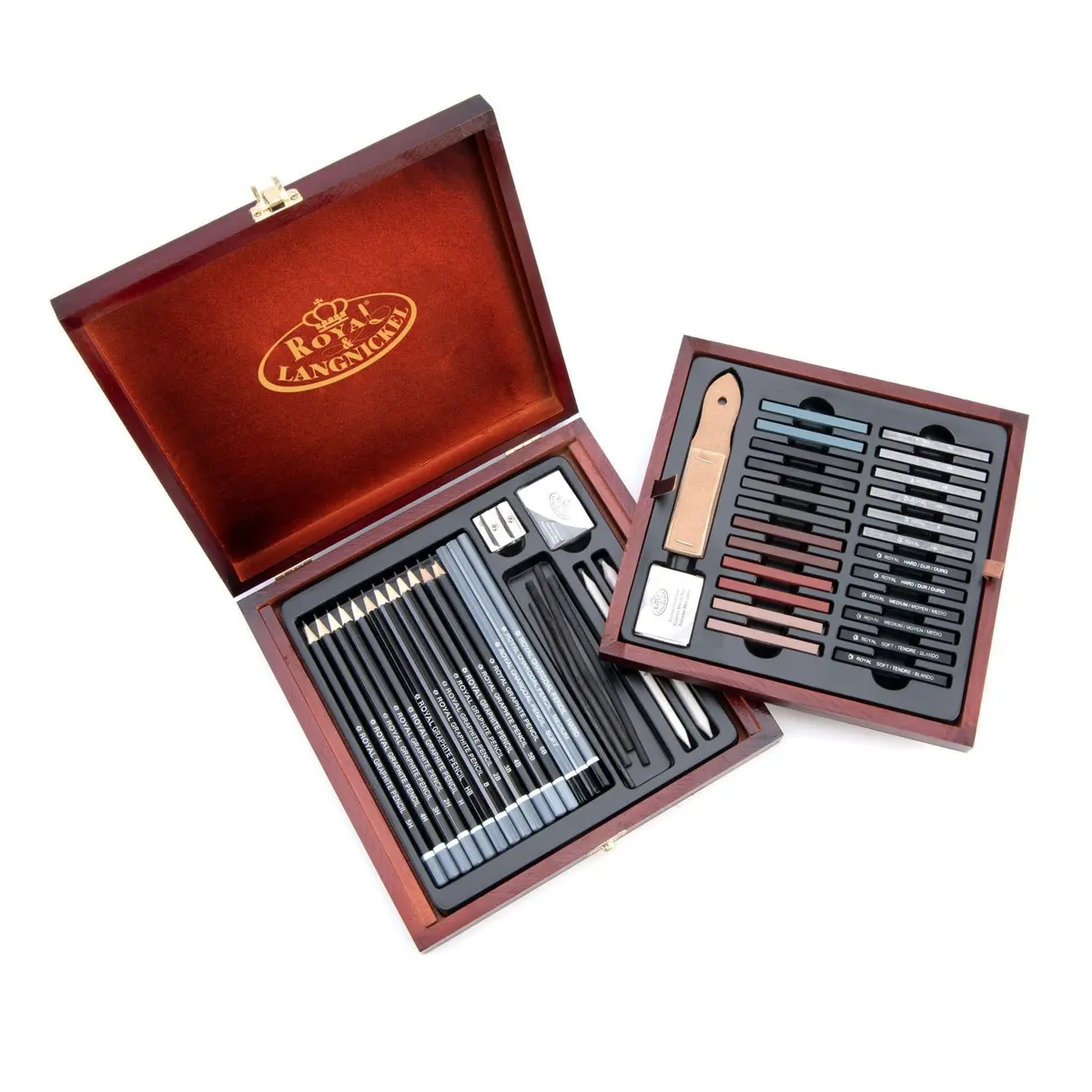 Royal & Langnickel RSET-SKET1600 Premier Sketch Pencil Art Set, 51-Piece | Premium Drawing Materials for Artists - view 8