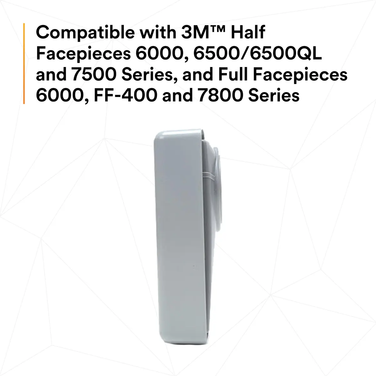 3M Particulate Filter 7093 P100 | High-Efficiency Oil & Non-Oil Particulates Filter (1 Pack of 12) - view 6