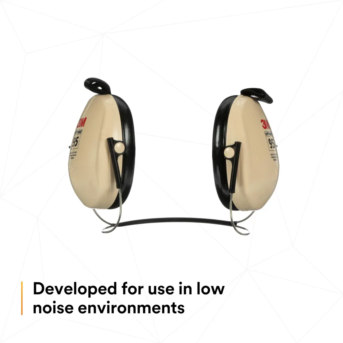 3M PELTOR Optime 95 Earmuffs, Behind-the-Head, 21 dB NRR | Industrial Hearing Protection - view 4