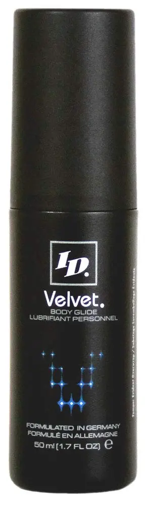 ID Velvet Silicone Based Personal Lubricant 50ml | Ultra-Long Lasting, Water-Resistant, Made in USA - main product image