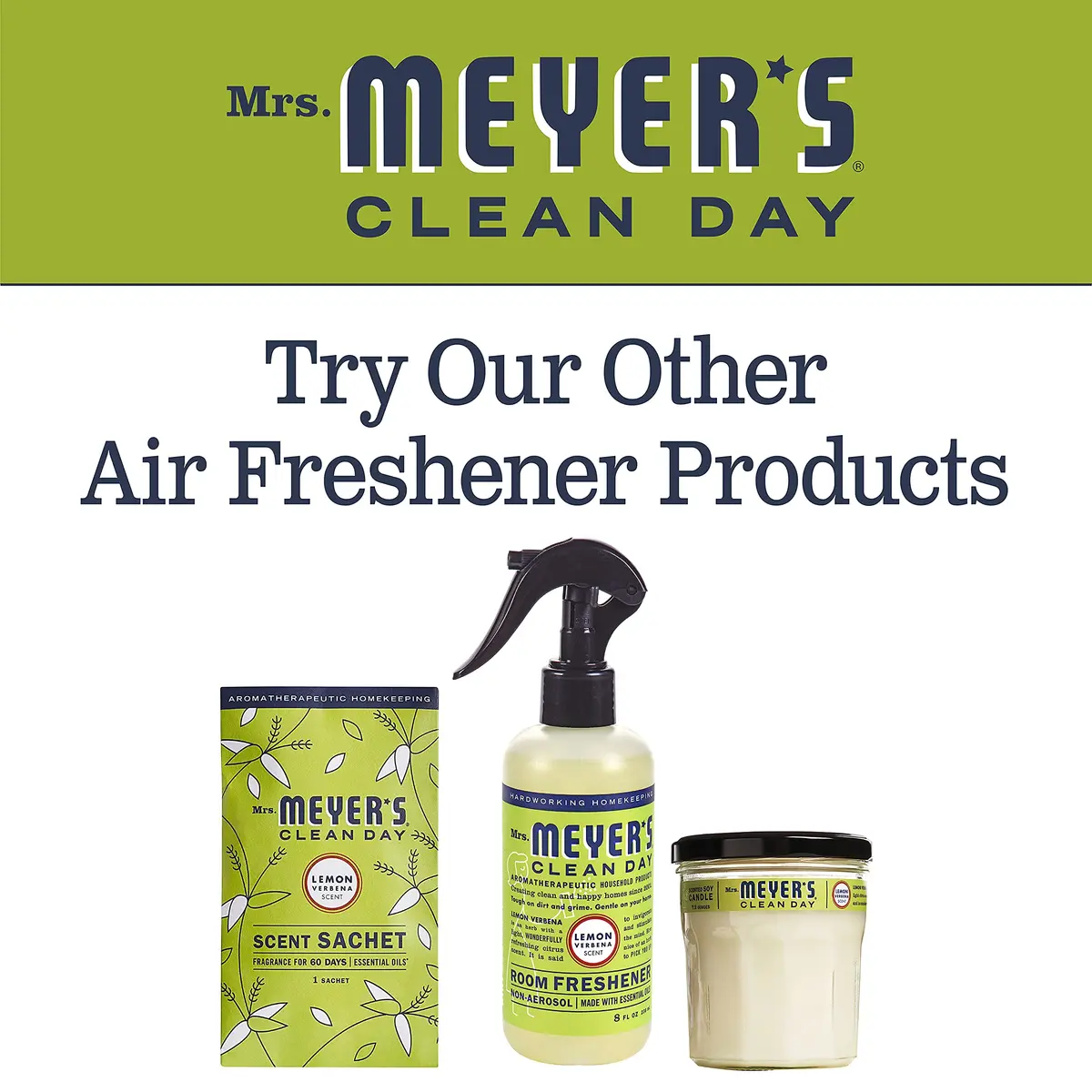 Mrs. MEYER'S Lemon Verbena Room Freshener Spray Bottle, 8 Fl oz (Pack of 2) | Garden-fresh citrus scent, cruelty free, non-aerosol - view 7