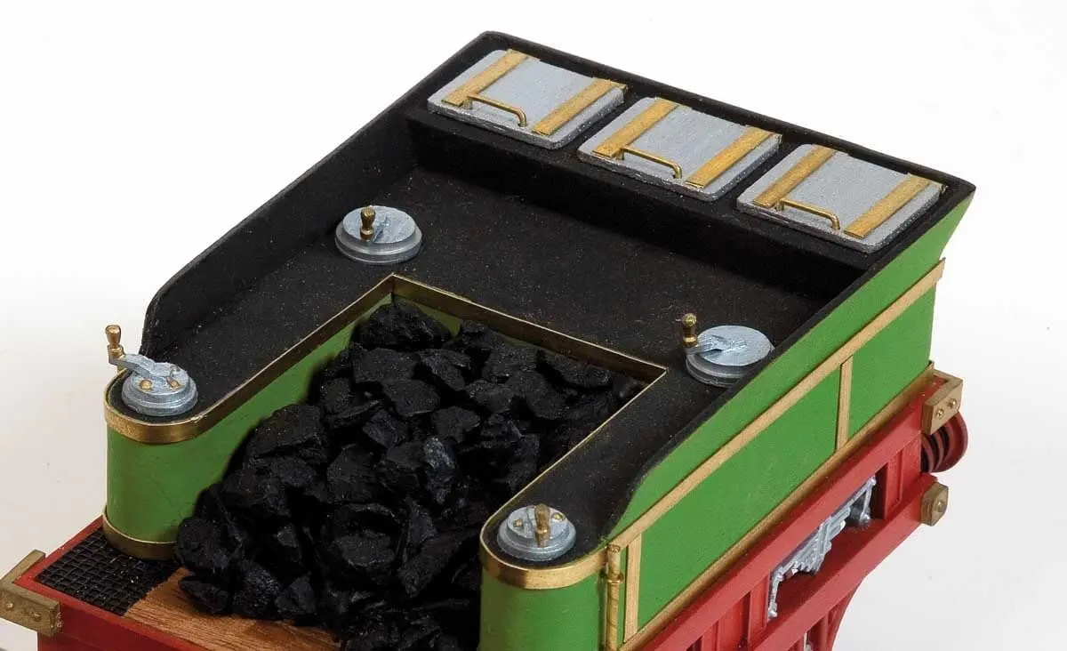 Occre Adler Locomotive 1:24 Scale Model Kit | Highly Detailed Plastic Assembly Kit for Collectors - view 7