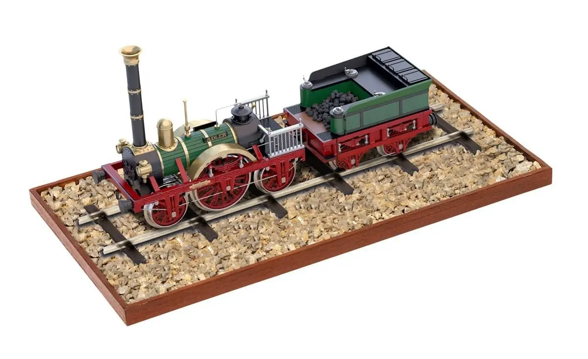 Occre Adler Locomotive 1:24 Scale Model Kit | Highly Detailed Plastic Assembly Kit for Collectors - view 8