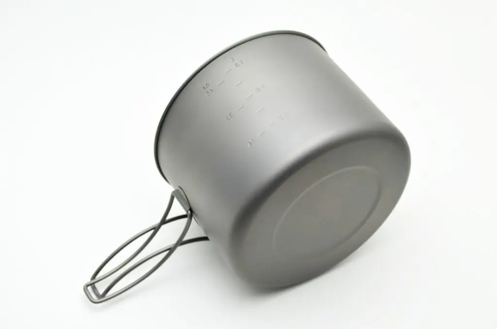 TOAKS Titanium 1600ml Pot with Pan | Ultralight, Corrosion-Resistant Camping Cookware - view 3