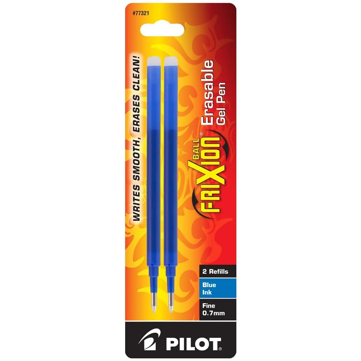 Pilot FriXion Ball Gel Ink Refills 0.7 mm Pack of 2 | Erasable Blue Ink for Pens - view 2