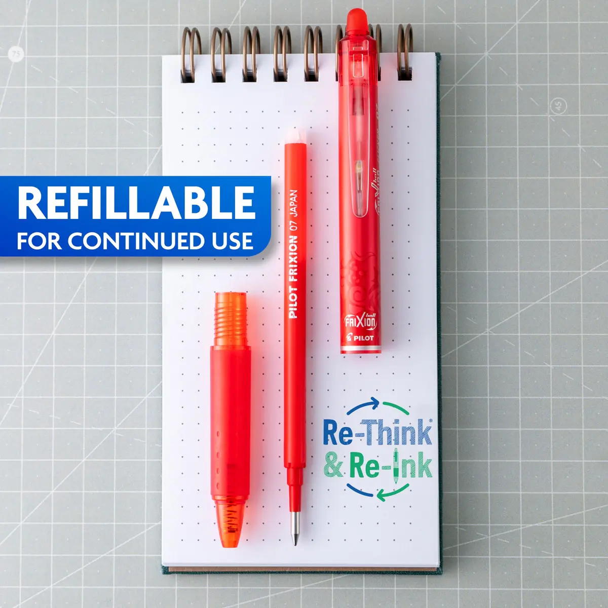PILOT FriXion Clicker Gel Ink Pens 0.7mm Assorted Colors | Erasable, Refillable, Smooth Writing - view 8