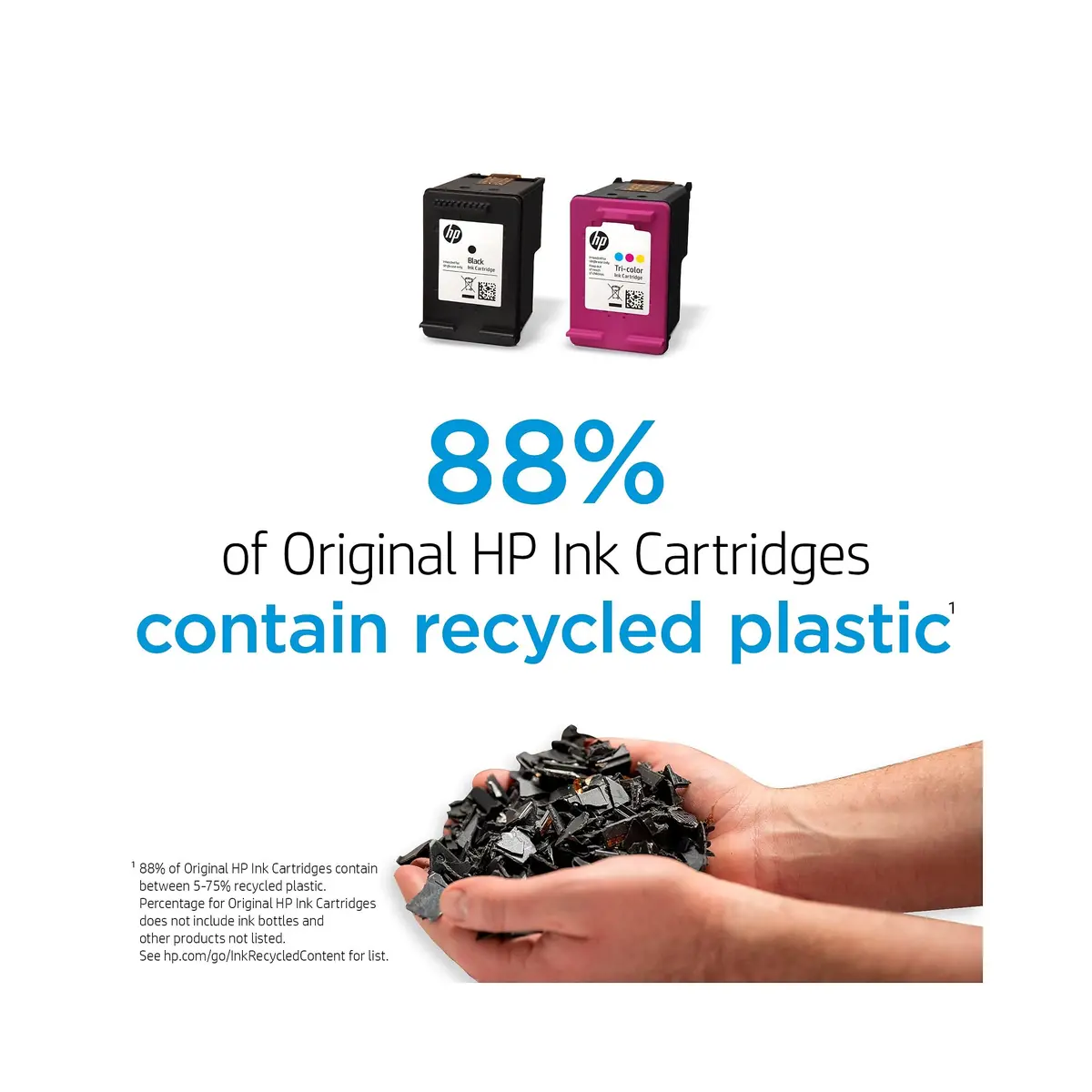 HP 62 Ink Cartridge Black XL and Tri-Color (Black XL + CMY) | 600 Pages Black, 165 Pages Tri-Color - view 6