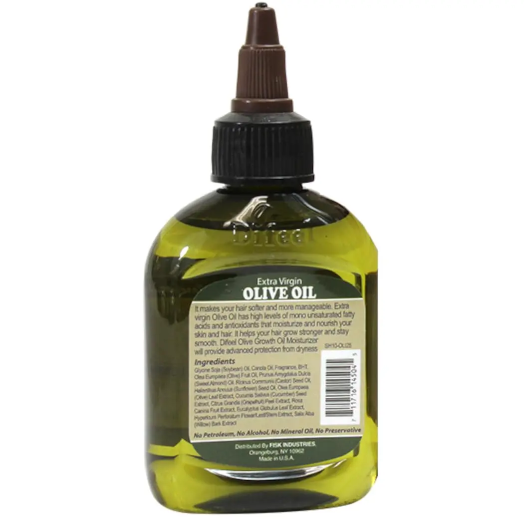 Difeel Olive Hair Oil Blend 74ml (2.5 Fl Oz) | Hydrates Dry Hair - view 2