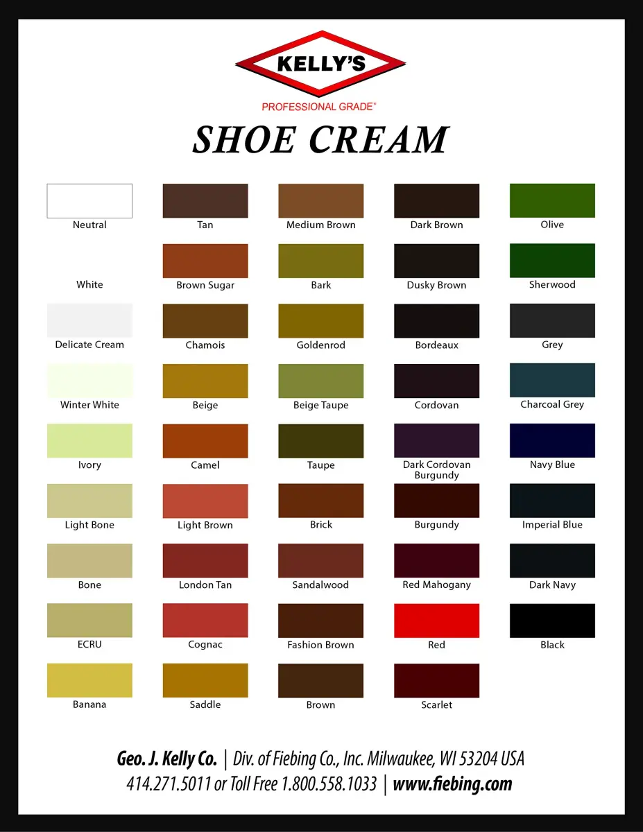 Kelly's Delicate Cream Shoe Polish 1.5 oz (44 ml) | Professional Leather Shoe Cream - view 7