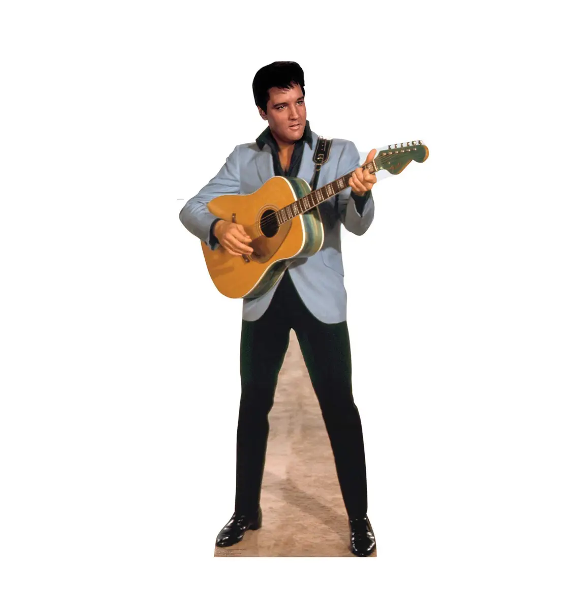 Cardboard People Elvis Presley Light Blue Jacket Cardboard Cutout | Life-Size Fan Decor - main product image