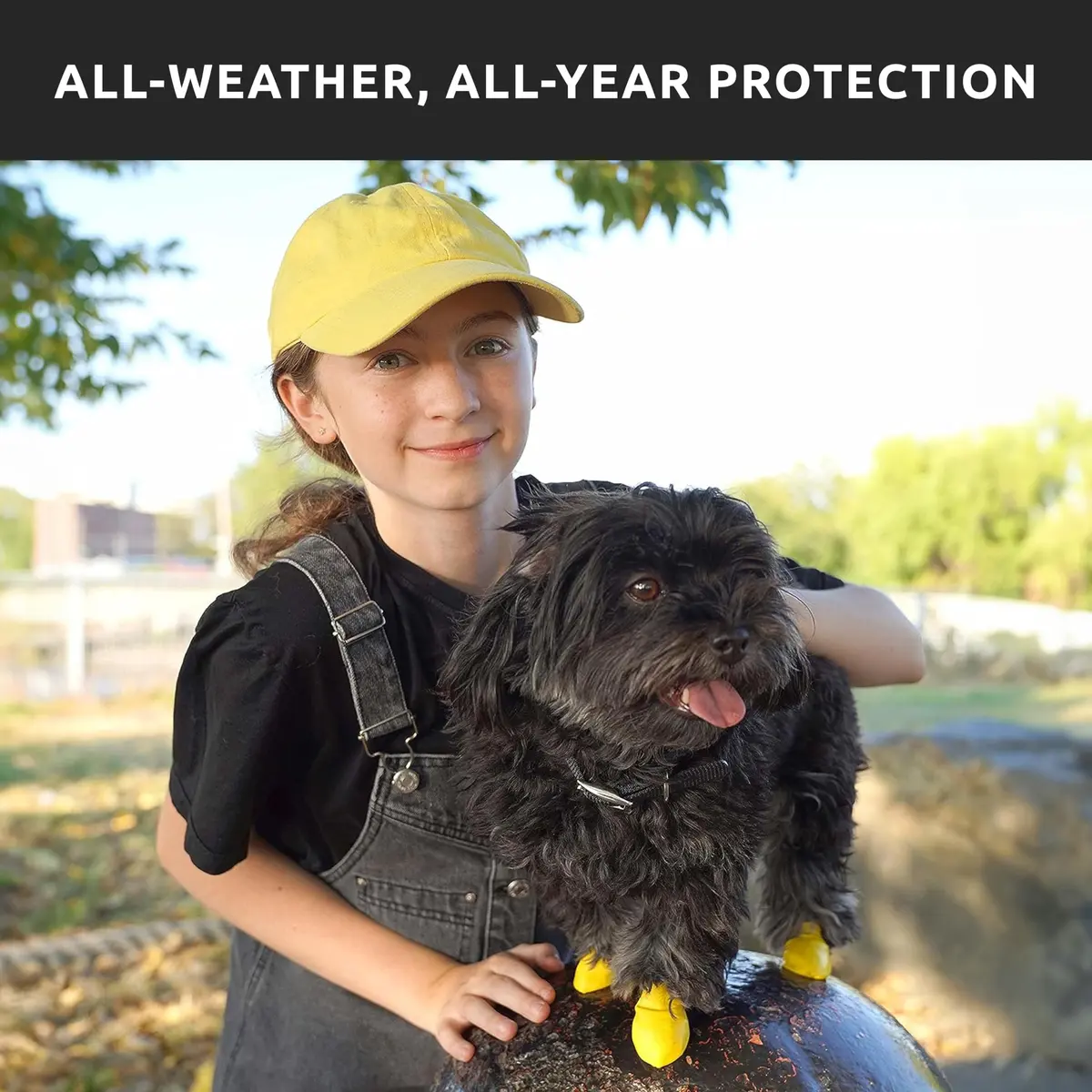 Protex PawZ Rubber Dog Boots - Waterproof Non-Slip Dog Shoes & Booties, 12 Pack | All-Weather Paw Protection for Small Dogs - view 6