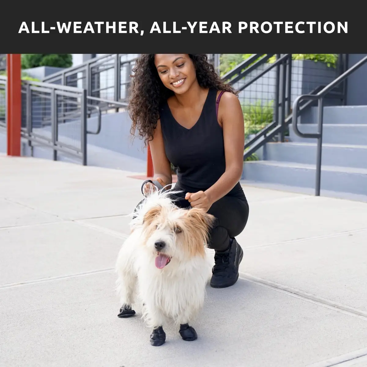 Protex PawZ Rubber Dog Boots Waterproof Non-Slip Shoes 12 Pack | All-Weather Paw Protection (120 chars) - view 6