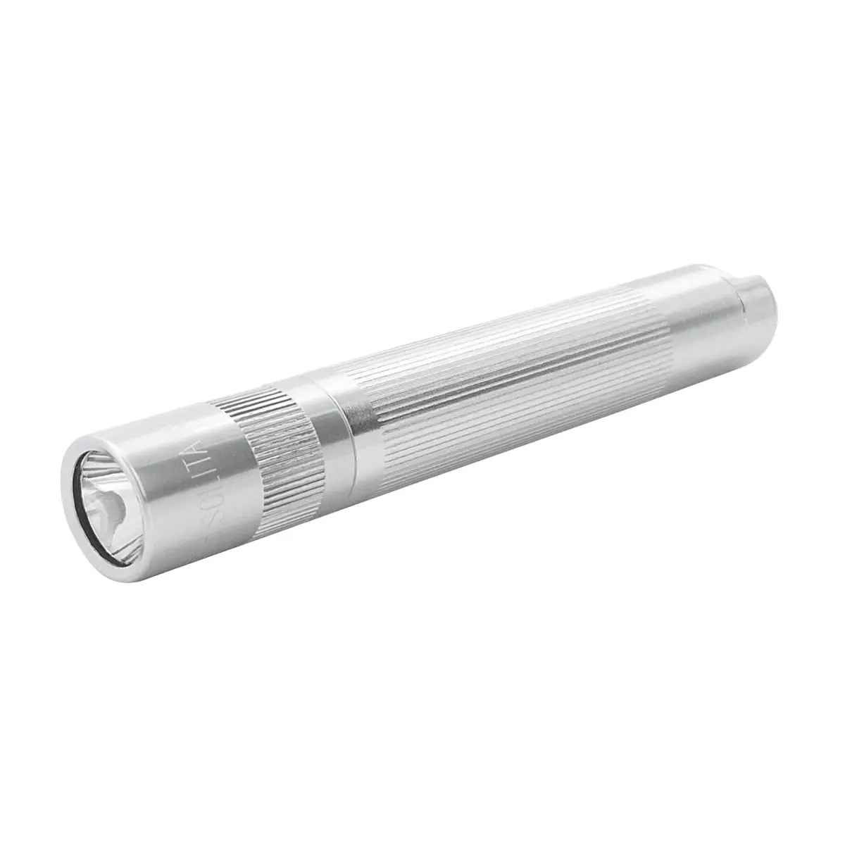 MagLite Solitaire LED Keychain Flashlight Silver | 47 Lumens, 46m Beam, AAA Battery Included - main product image