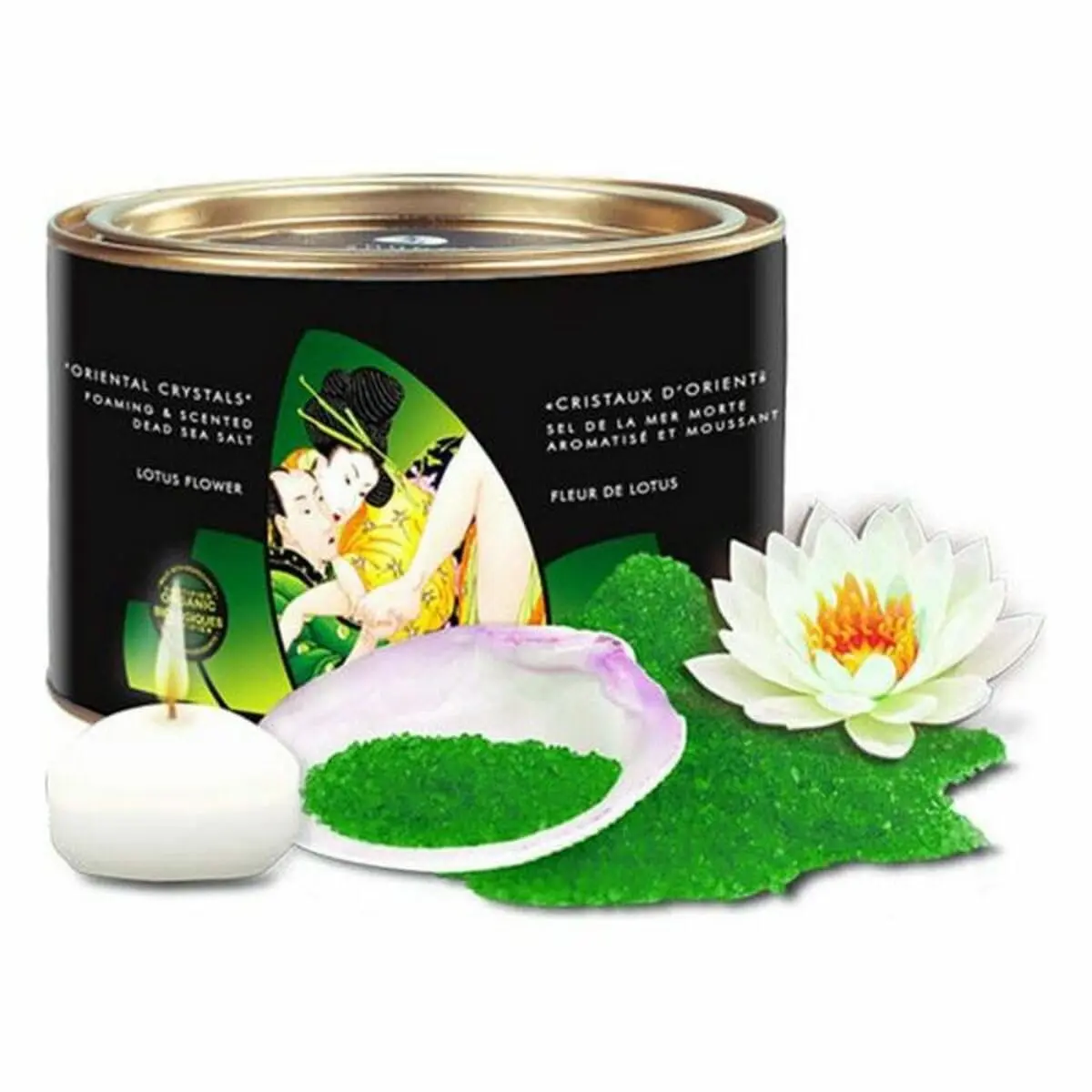 Shunga Erotic Art Lotus Flower Bathwater Additive 1 Ounce | Scented, Rejuvenating & Aphrodisiac - view 2