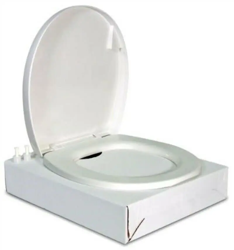 Thetford Seat/Cover Assembly Bone | Compatible RV Toilet Part, Durable Plastic - view 2
