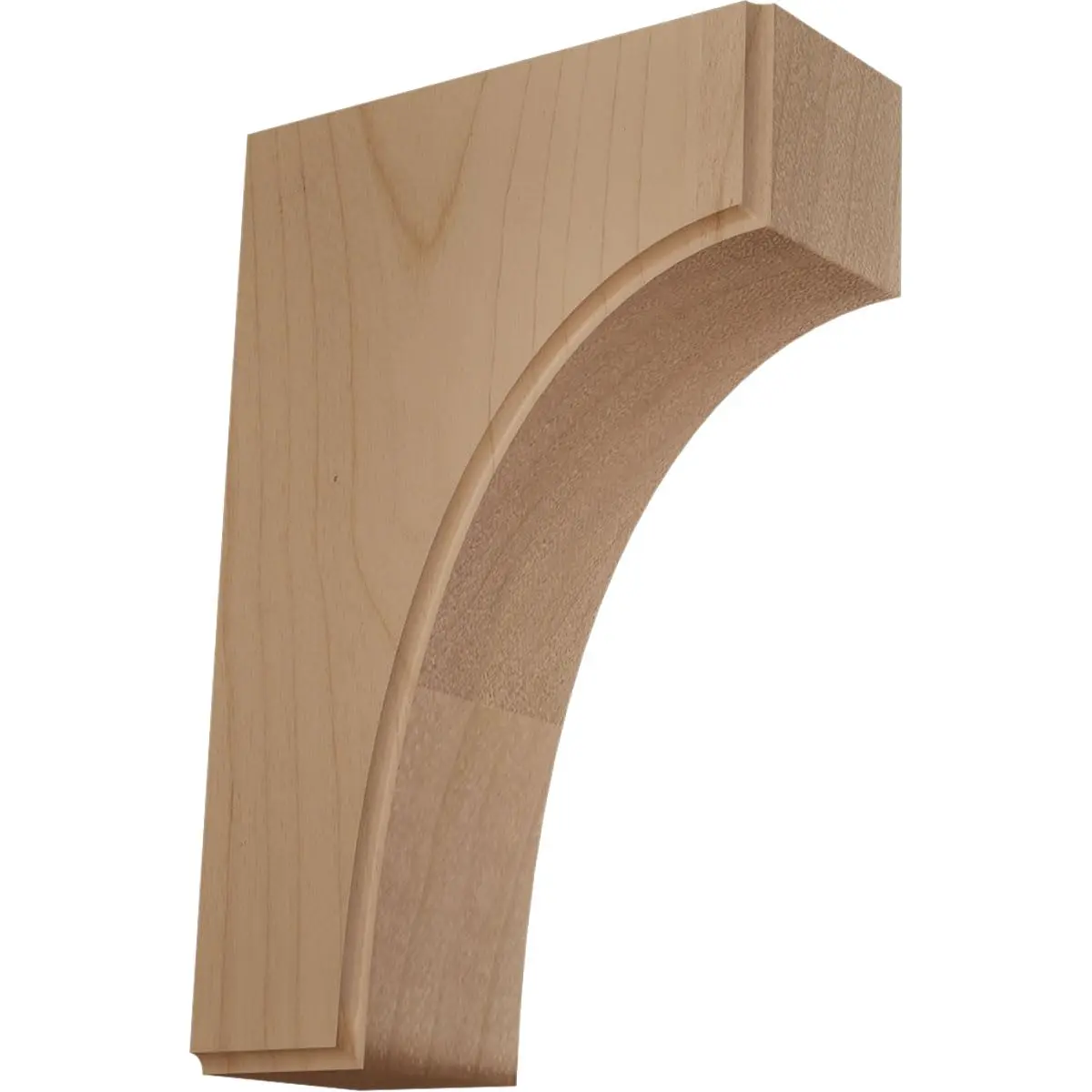 Ekena Millwork Clarksville Bracket 1.75"W x 4"D x 6"H Alder | Load-bearing decorative corbel - main product image