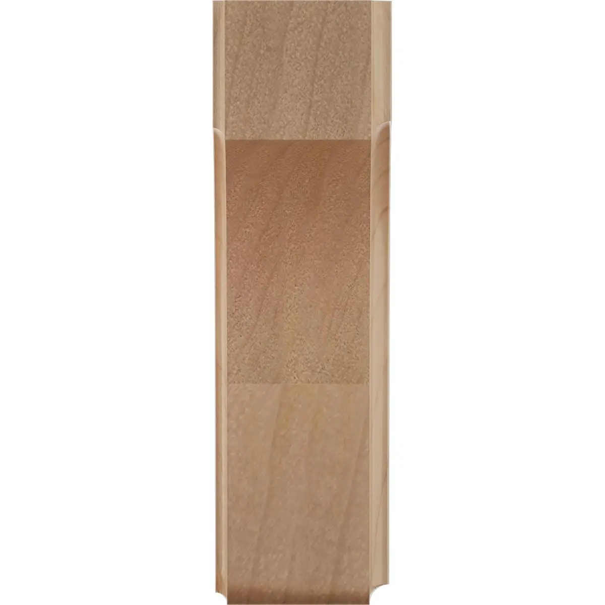 Ekena Millwork Clarksville Bracket 1.75"W x 4"D x 6"H Alder | Load-bearing decorative corbel - view 2