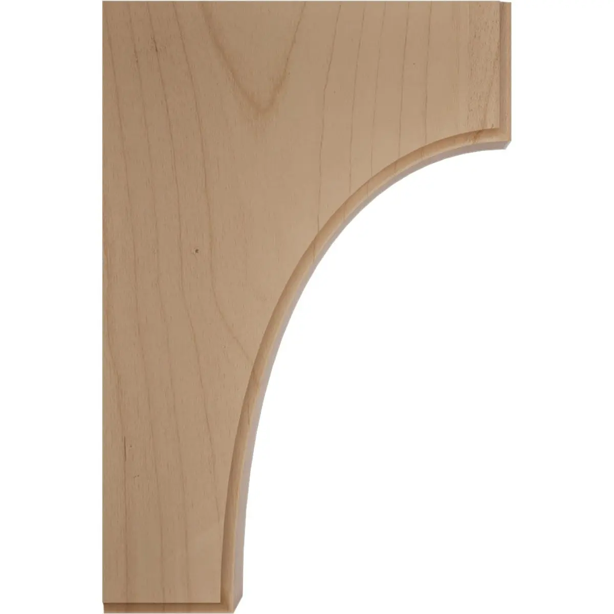 Ekena Millwork Clarksville Bracket 1.75"W x 4"D x 6"H Alder | Load-bearing decorative corbel - view 3