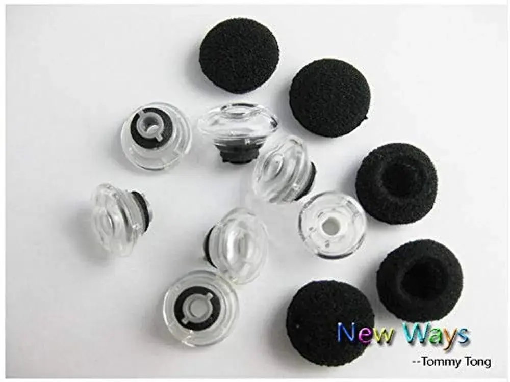 PLT Voyager Legend Eartip Kit - Medium Black | Replacement Ear Tips for Bluetooth Headsets - view 4