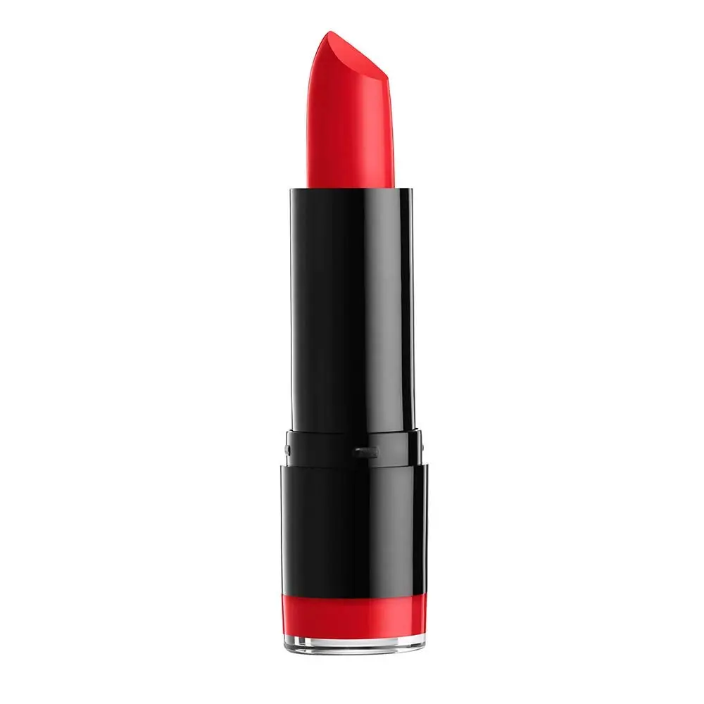 NYX PROFESSIONAL MAKEUP Extra Creamy Round Lipstick Fire (Fire-Engine Blue-Toned Red) 3.3g (0.11 oz) | Long-Lasting Matte Finish - main product image
