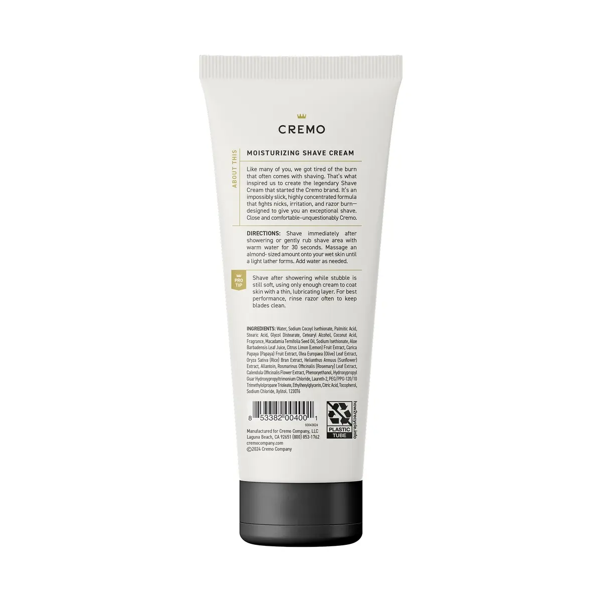 Cremo Shaving Cream for Men, Original, 177ml (6 Fl Oz) | Slick Formula for Close Shave - view 3