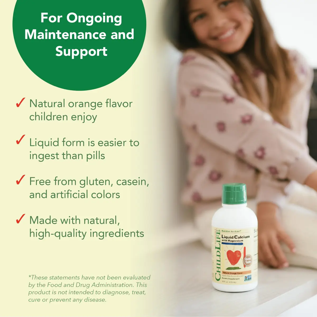 ChildLife Essentials Liquid Calcium Supplement for Kids 16 fl Oz (2 Pack) | Supports Bone Growth & Absorption - view 6