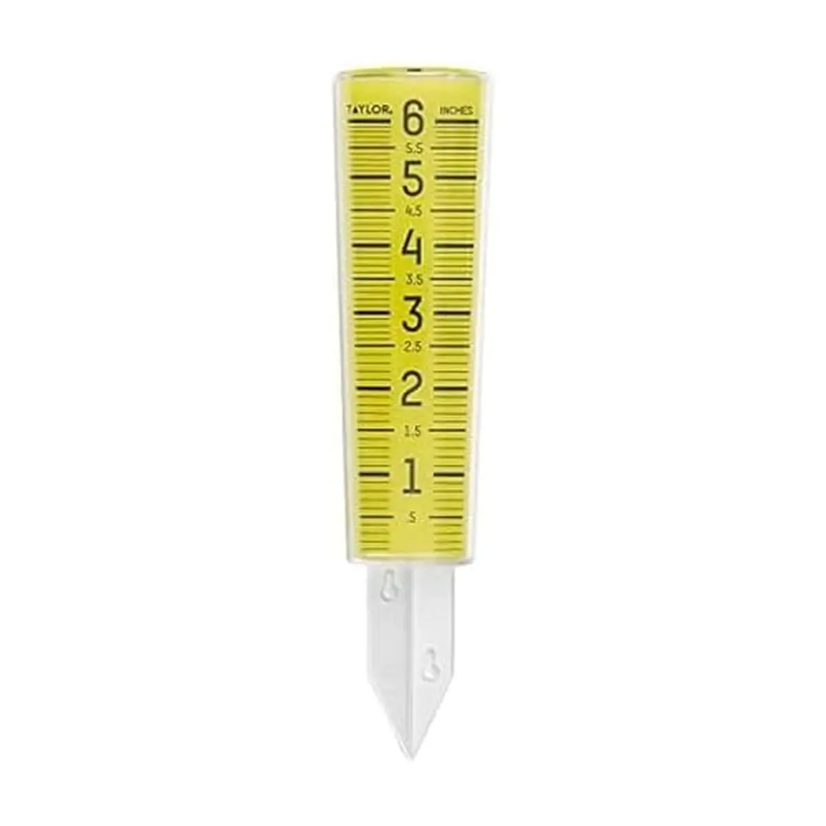 Taylor ClearVu Rain Gauge 15.6 cm (6 inch) Capacity | Measure Rainfall Accurately - main product image