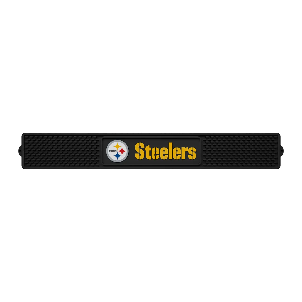 FANMATS Pittsburgh Steelers NFL Drink Mat 24" x 3.25" (61cm x 8.25cm) | Officially Licensed Bar & Game Room Accessory - main product image