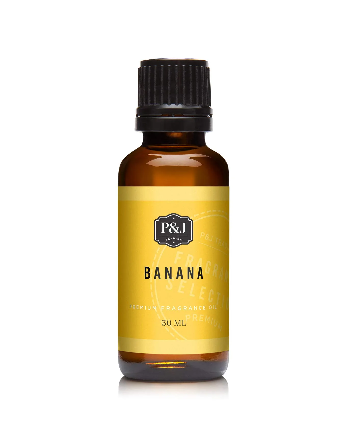 P&J Fragrance Oil - Banana Scent 30ml (1.01 Fl Oz) | Concentrated Perfume Oil for Candles, Soaps, Diffusers - main product image