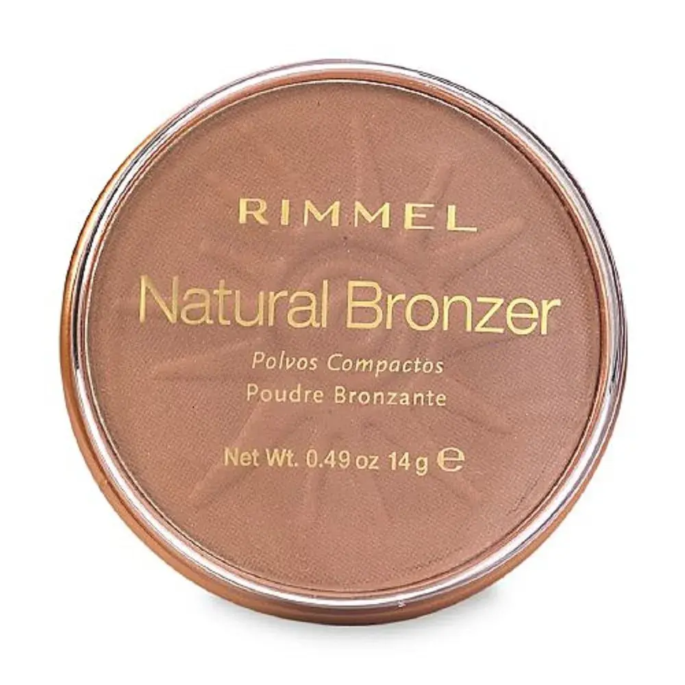 Rimmel London Natural Bronzer Sun Bronze [022] 14.05 g (0.49 oz Pack of 2) | Dermatologically Tested for All Skin Types - main product image