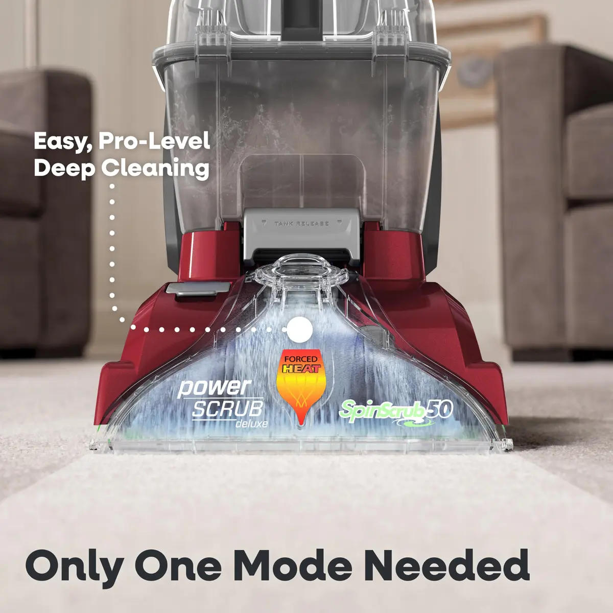 Hoover PowerScrub XL Pet Carpet Cleaner Machine for Carpet & Upholstery | Deep Stain Removal & Fast Drying - view 5