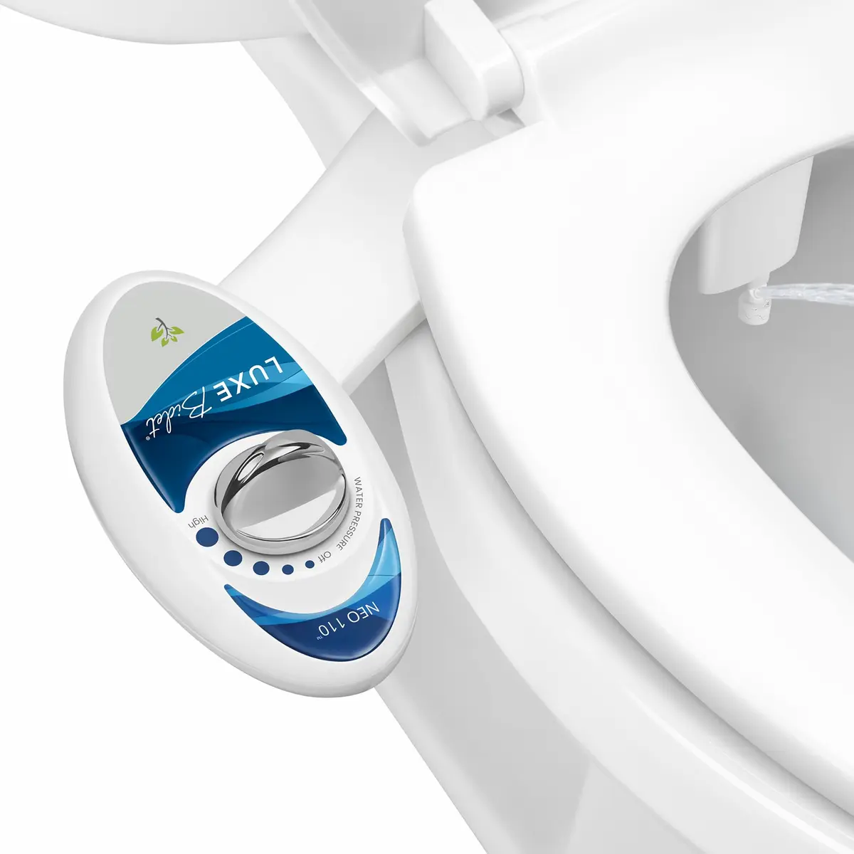 LUXE Bidet NEO 110 Non-Electric Bidet Attachment for Toilet Seat, Blue | Easy Home Upgrade for Modern Bathrooms - main product image
