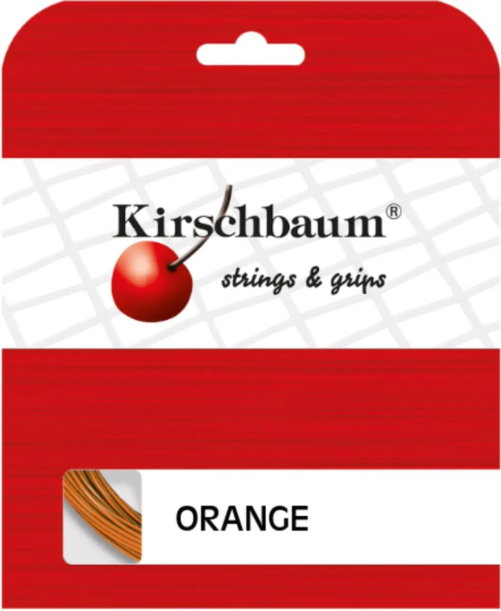 Kirschbaum Orange 1.23 mm (17g) Tennis String Set | Control & Power for All Games - main product image