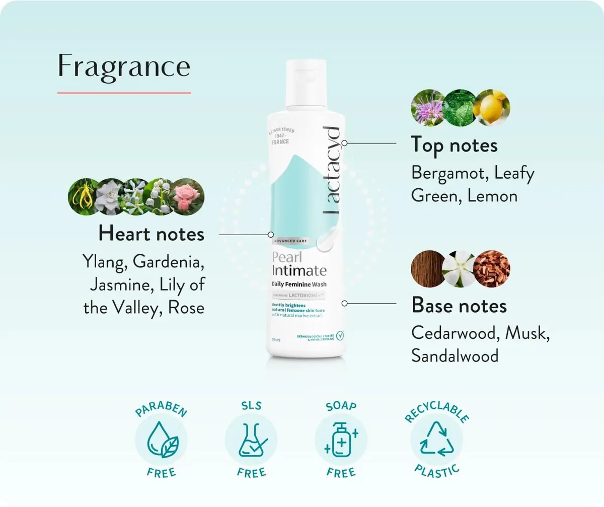 Lactacyd White Intimate Whitening Daily Feminine Wash 150ml (5.07 Fl Oz) | pH Balanced & Hypoallergenic - view 4