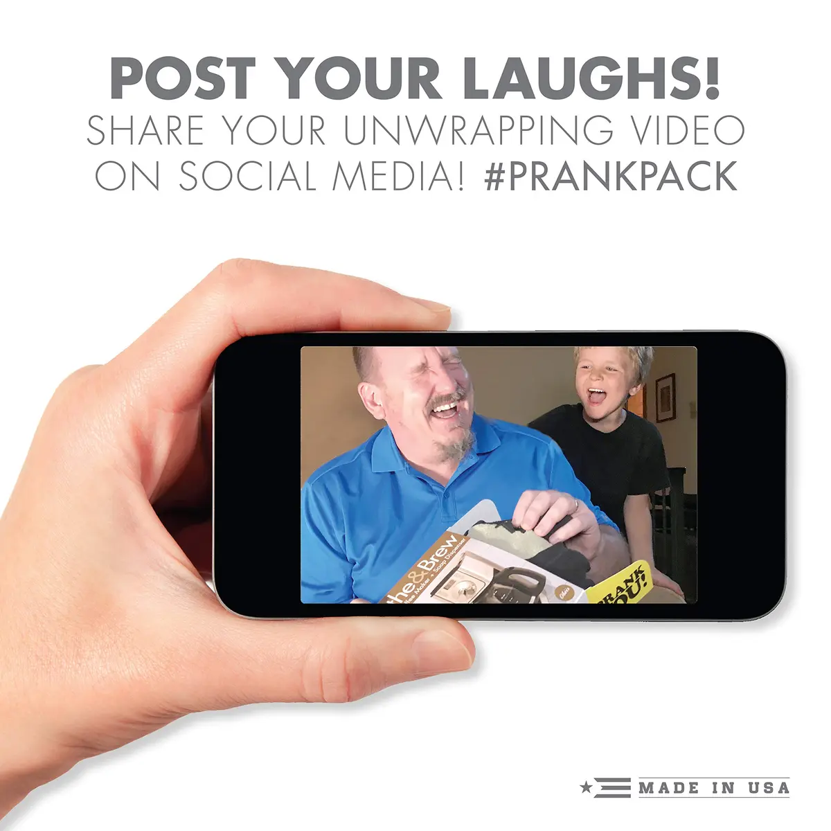 Prank Pack Extreme Chores Gag Gift Box 28.6cm x 30.8cm x 0.7cm (11.25" W x 9" H x 3.25" D) | Wrap Your Real Present in a Funny Authentic Prank-O Gag Present Box - view 9
