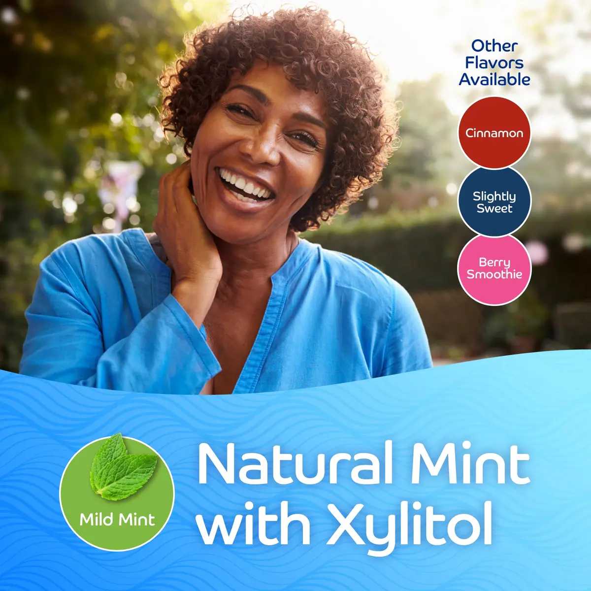 OraCoat XyliMelts for Dry Mouth Relief with Xylitol 40 Ct - 4 Pk, Mild Mint | Long-Lasting Moisture & Natural Sugar-Free Relief - view 9