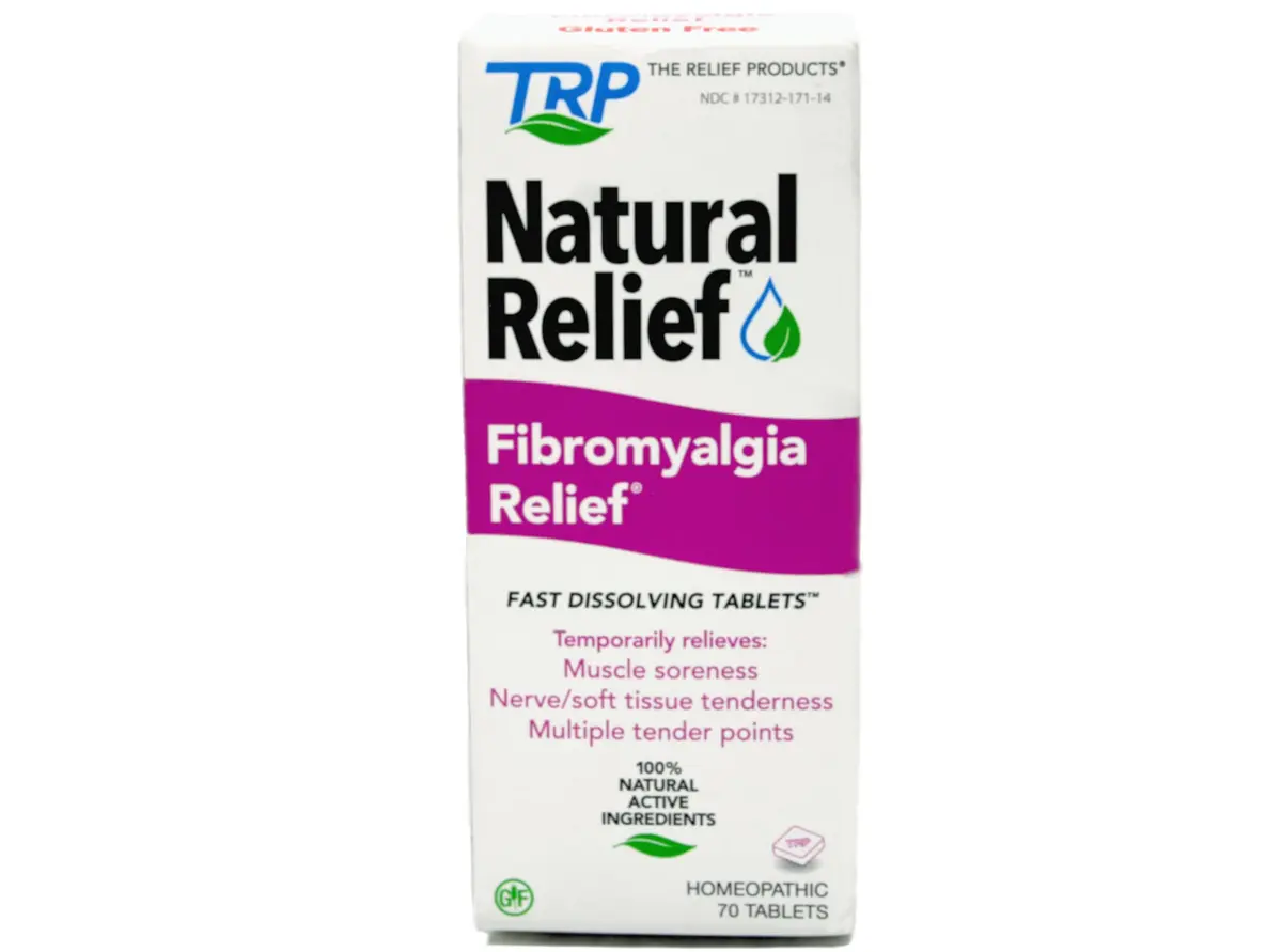 TRP THE RELIEF PRODUCTS Fibromyalgia Tablets 70 Count | Natural Fast Dissolving Relief - main product image