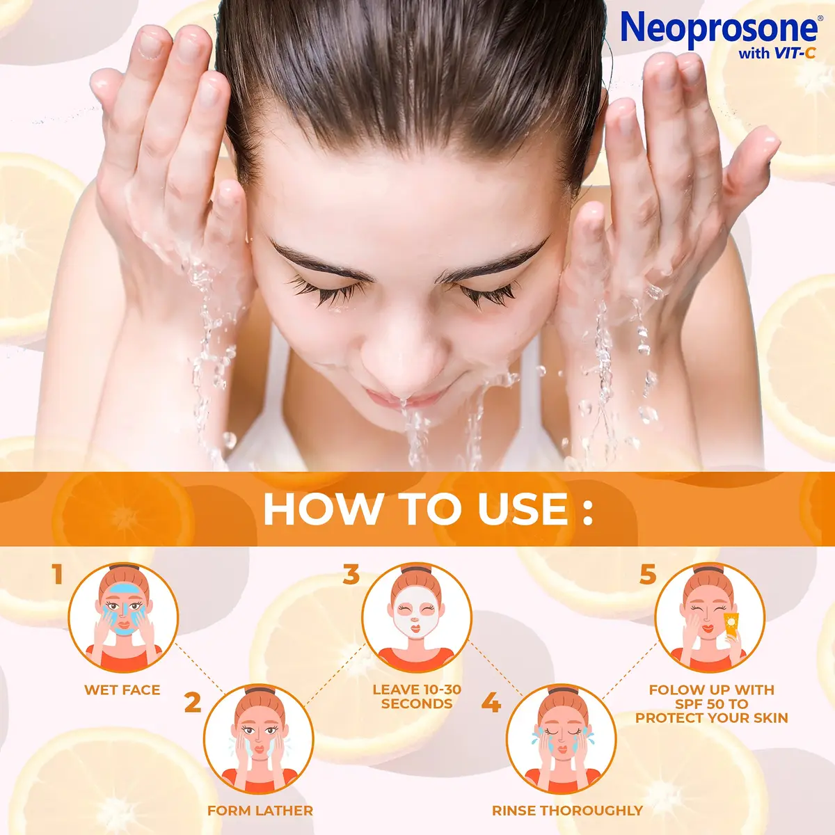 Neoprosone Skin Brightening Turmeric Soap 200g (7oz) | Exfoliating Bar for Dark Spots & All Skin Types - view 6