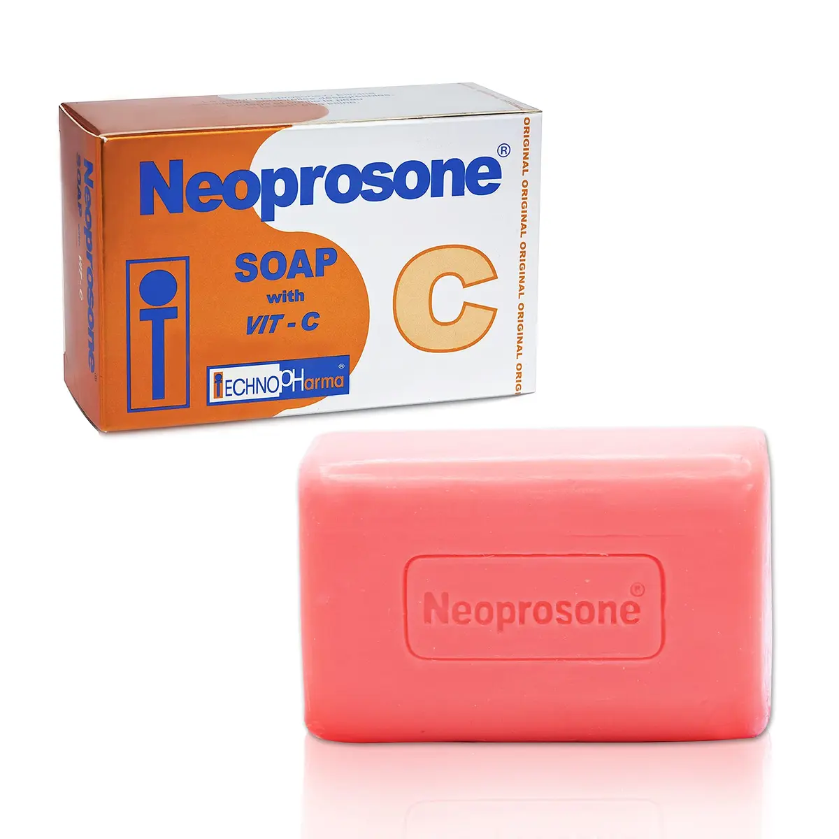 Neoprosone Skin Brightening Turmeric Soap 200g (7oz) | Exfoliating Bar for Dark Spots & All Skin Types - main product image