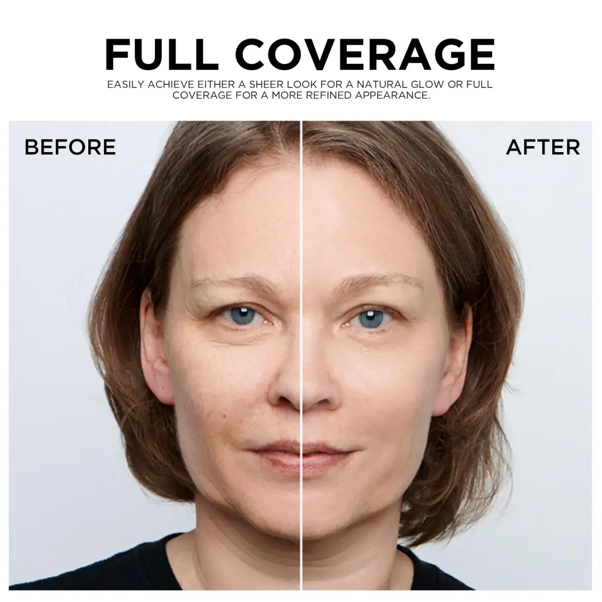 Lord & Berry Cream Foundation Makeup Sand 50ml (1.69 Fl Oz) | Full Coverage with Hyaluronic Acid - view 3