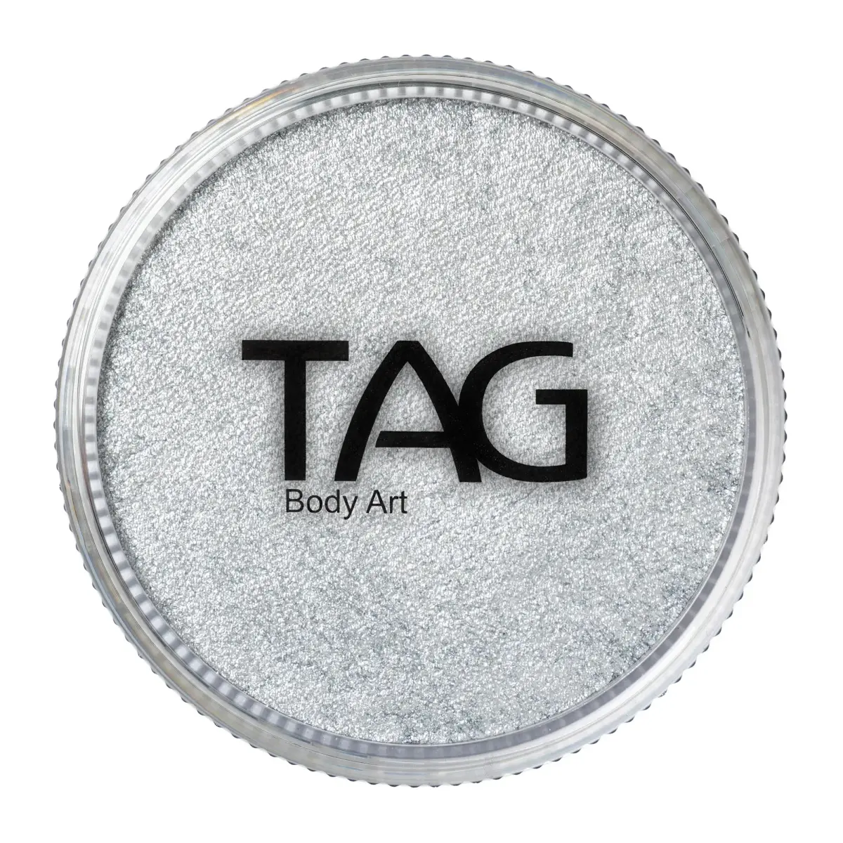 TAG Pearl Silver Face and Body Paint 32gm (1.13 oz) | Hypoallergenic, Non-Toxic, Wax-Based for Flexible Designs - main product image