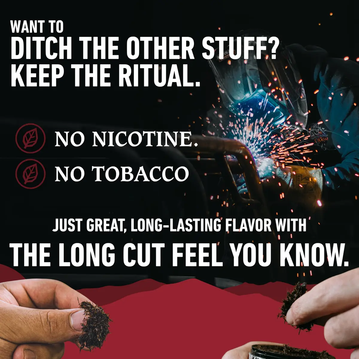 Smokey Mountain Herbal Long Cut Cherry, 5 Can Box | Tobacco-Free Nicotine-Free Herbal Chew - view 6