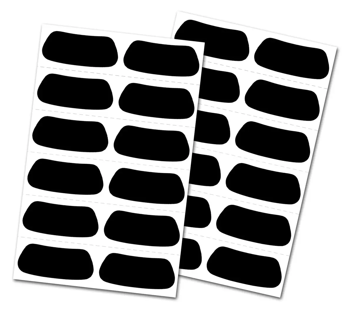 Rawlings Eye Black Adhesive Stickers | Black | 12 Pairs for Athletes - main product image