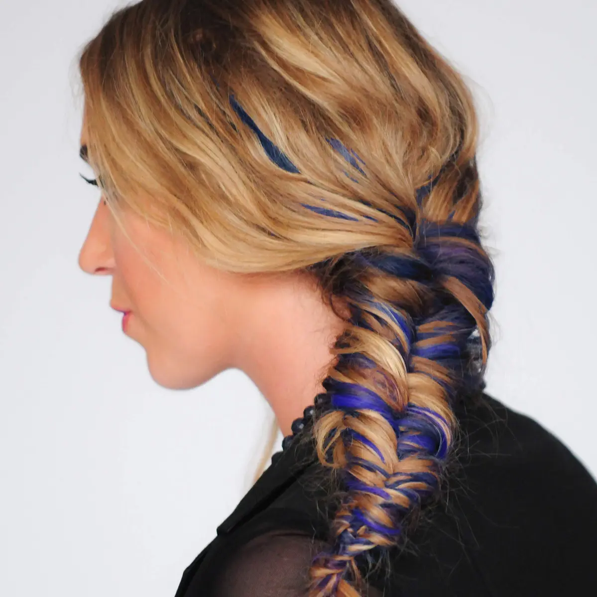 Color Me Blueberry Temporary Hair Mascara 7.39ml (0.25 Fl Oz) | Washes Out with 1-3 Shampoos - view 4