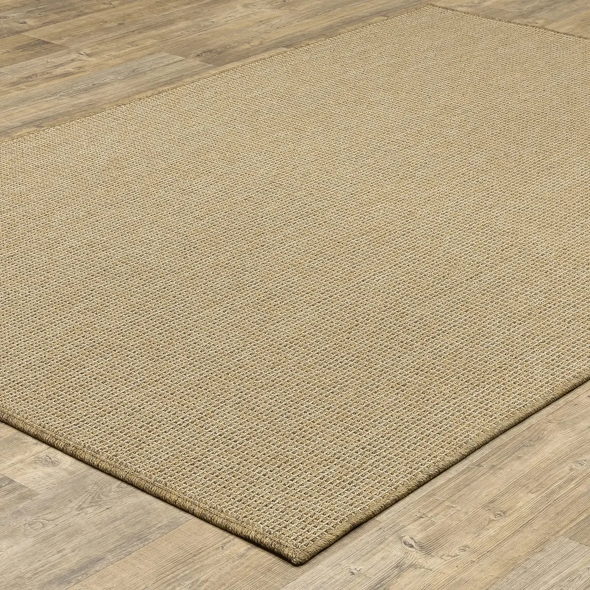 Oriental Weavers Karavia Indoor/Outdoor Rug 7'6" x 5'3" Light Brown | Water & Fade Resistant - view 4