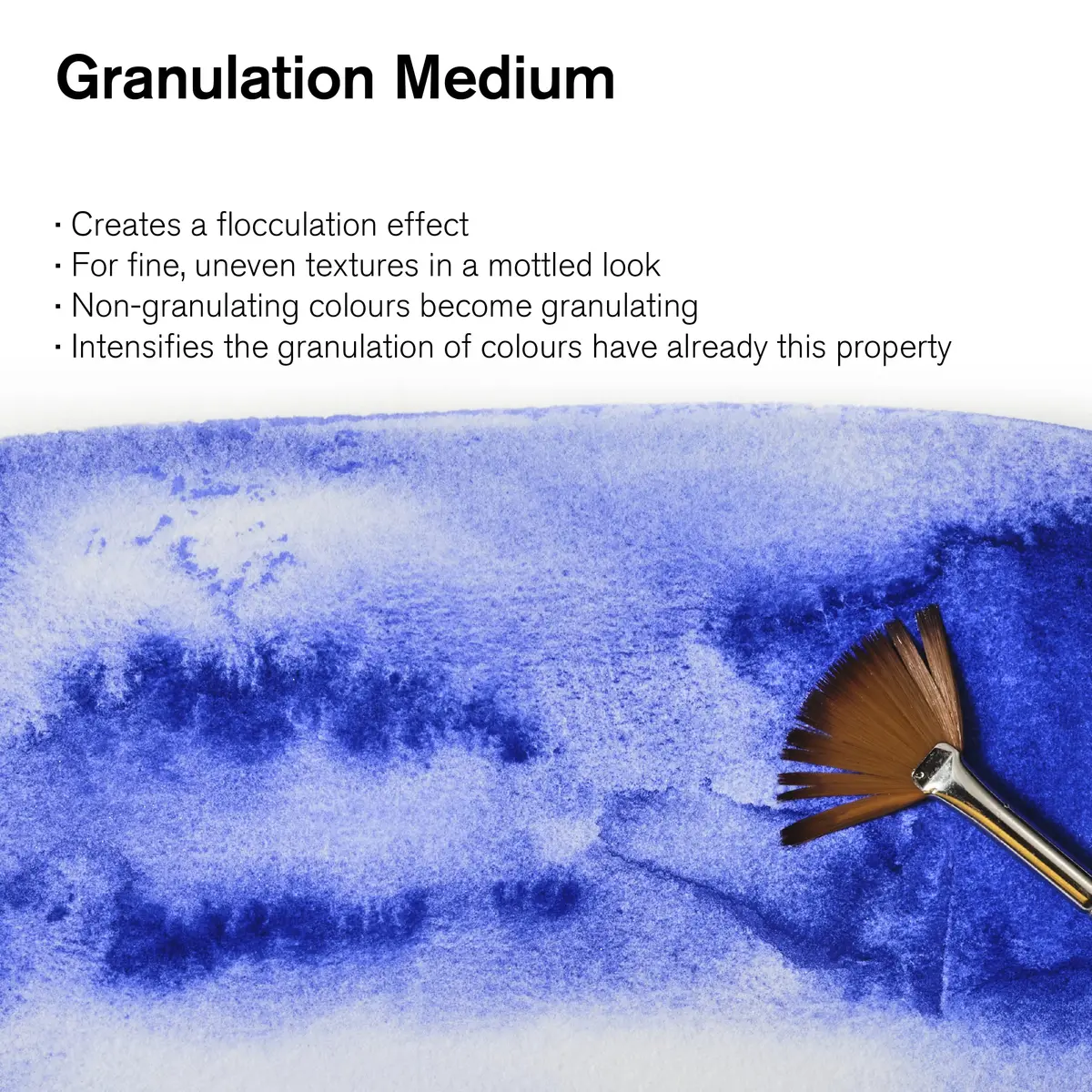 Winsor & Newton Watercolor Medium, Granulation Medium, 75ml Bottle | Enhances Granulation & Texture - view 2